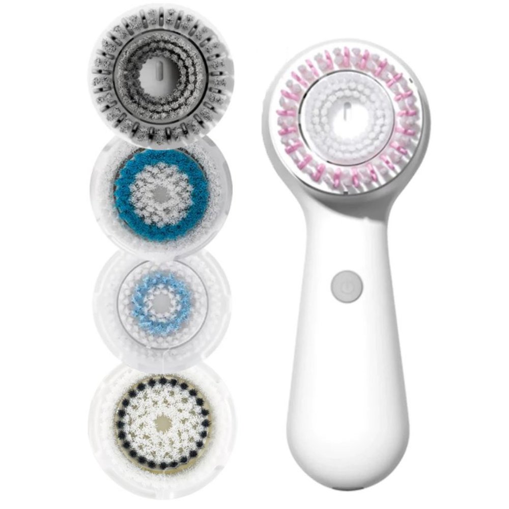 Clarisonic Mia Prima Sonic Facial Cleansing bundle - WHITE (W/ 5 Brush Heads)